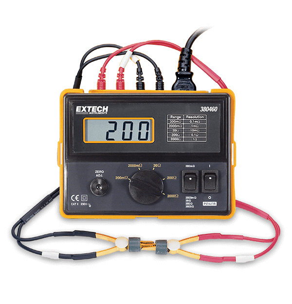 Máy đo điện trở thấp chính xác (110V) Extech 380460