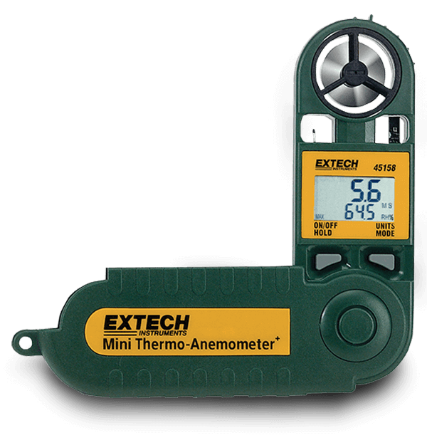 Máy đo tốc độ gió nhiệt độ và độ ẩm bỏ túi Extech 45158