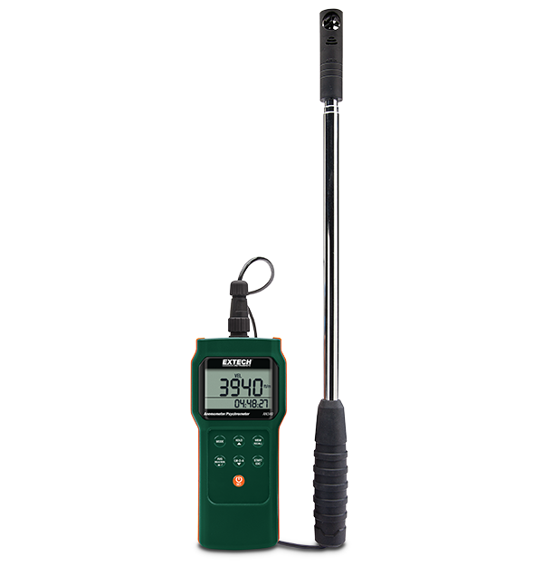 Máy đo tốc độ gió nhiệt độ độ ẩm và ghi dữ liệu Extech AN340
