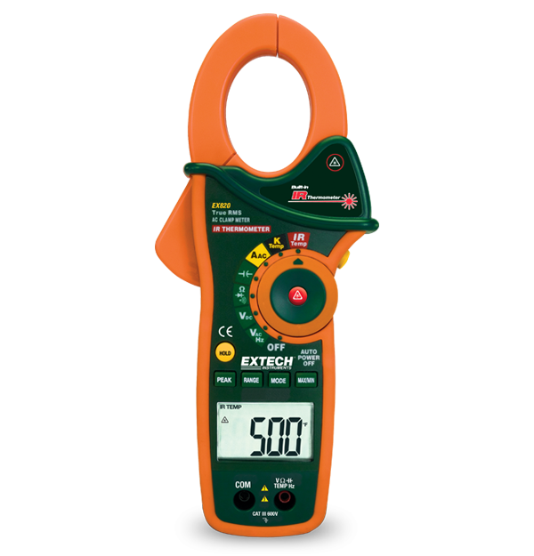 Ampe kìm đo dòng AC Extech EX820