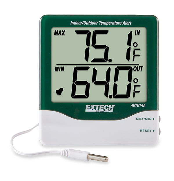 Đồng hồ đo nhiệt độ trong nhà và ngoài trời Extech 401014A