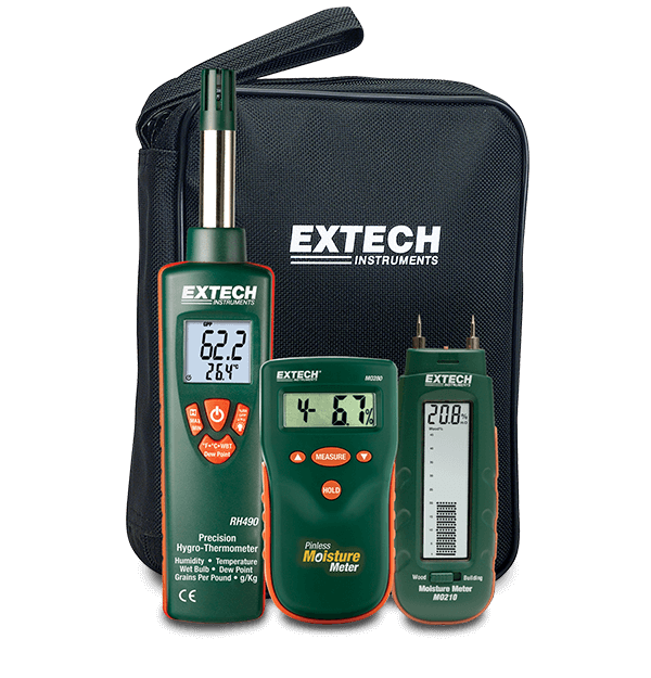 Bộ công cụ kiểm tra độ ẩm và nhiệt độ Extech MO280-KW