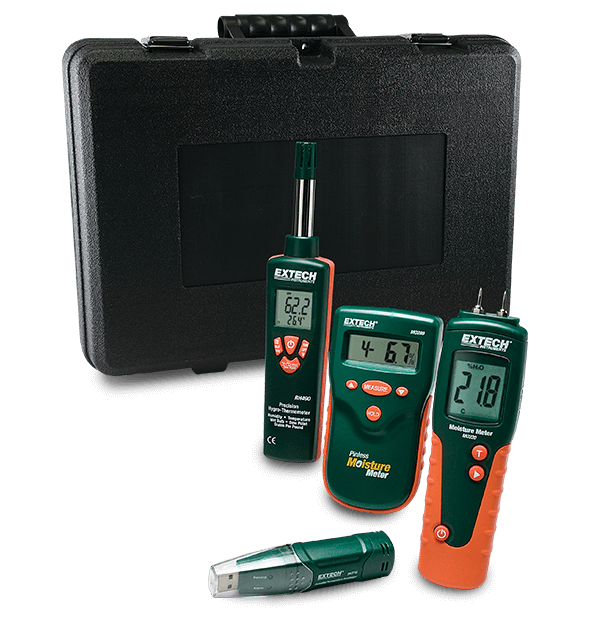 Bộ công cụ kiểm tra độ ẩm và nhiệt độ Extech MO280-RK