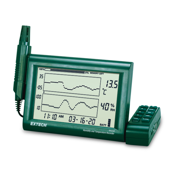Máy ghi biểu đồ nhiệt độ và độ ẩm Extech RH520B