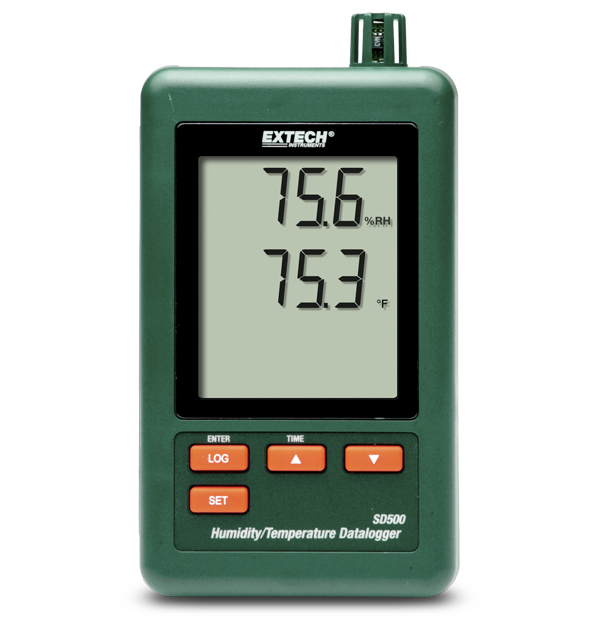 Bộ ghi dữ liệu nhiệt độ độ ẩm USB Extech SD500