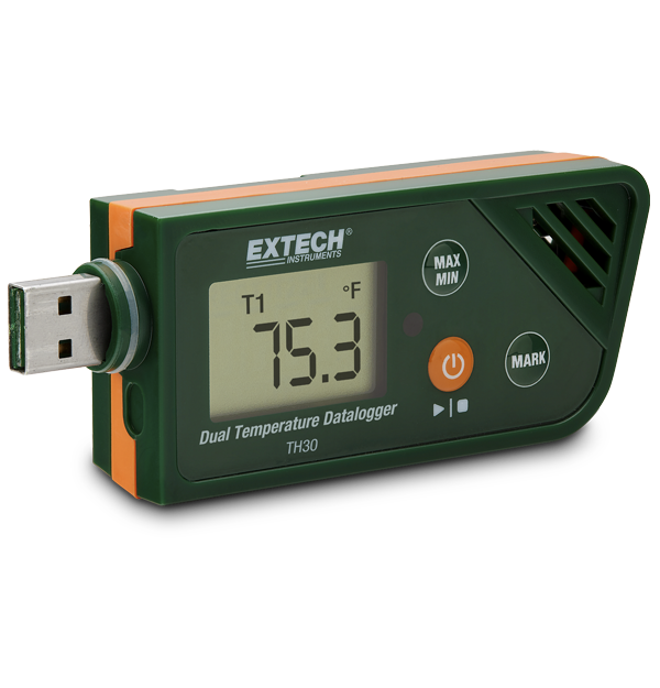 Bộ ghi dữ liệu nhiệt độ USB Extech TH30