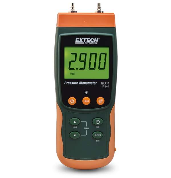 Máy đo chênh lệch áp suất và ghi dữ liệu Extech SDL710