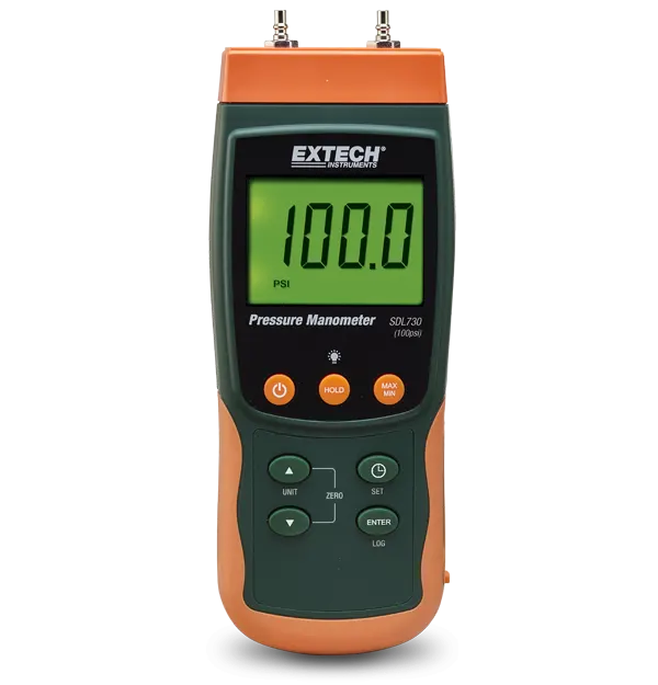 Máy đo chênh lệch áp suất và ghi dữ liệu Extech SDL730