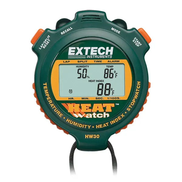 Đồng hồ bấm giờ đo nhiệt độ độ ẩm Extech HW30