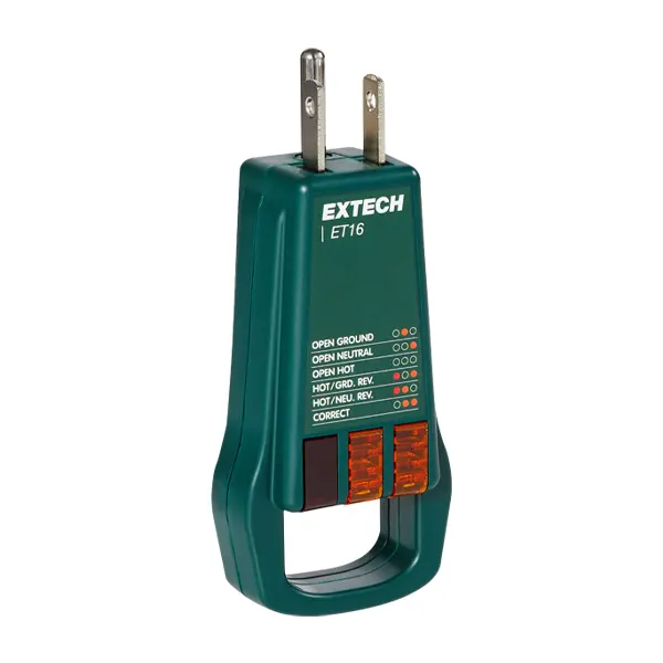 Thiết bị kiểm tra ổ cắm Extech ET16